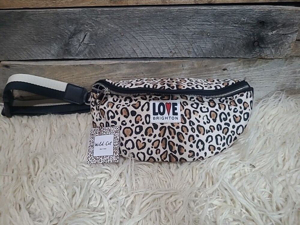 BRIGHTON Wild Cat Belt Bag Fanny Pack NWT